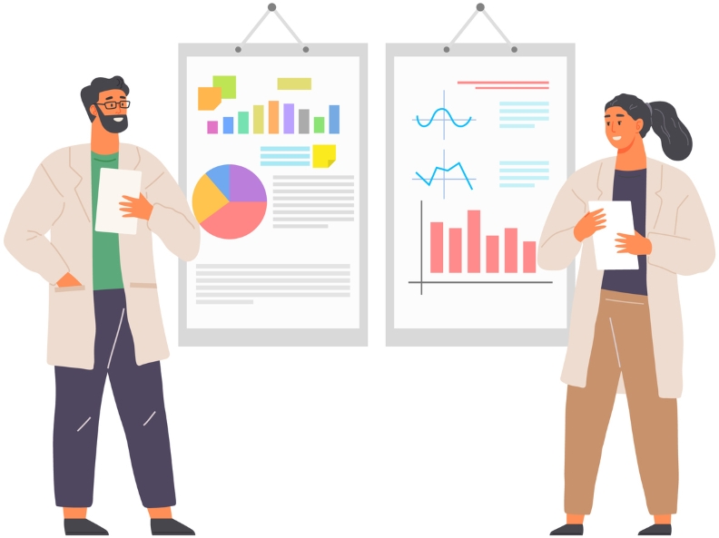 Research Poster Session Illustration