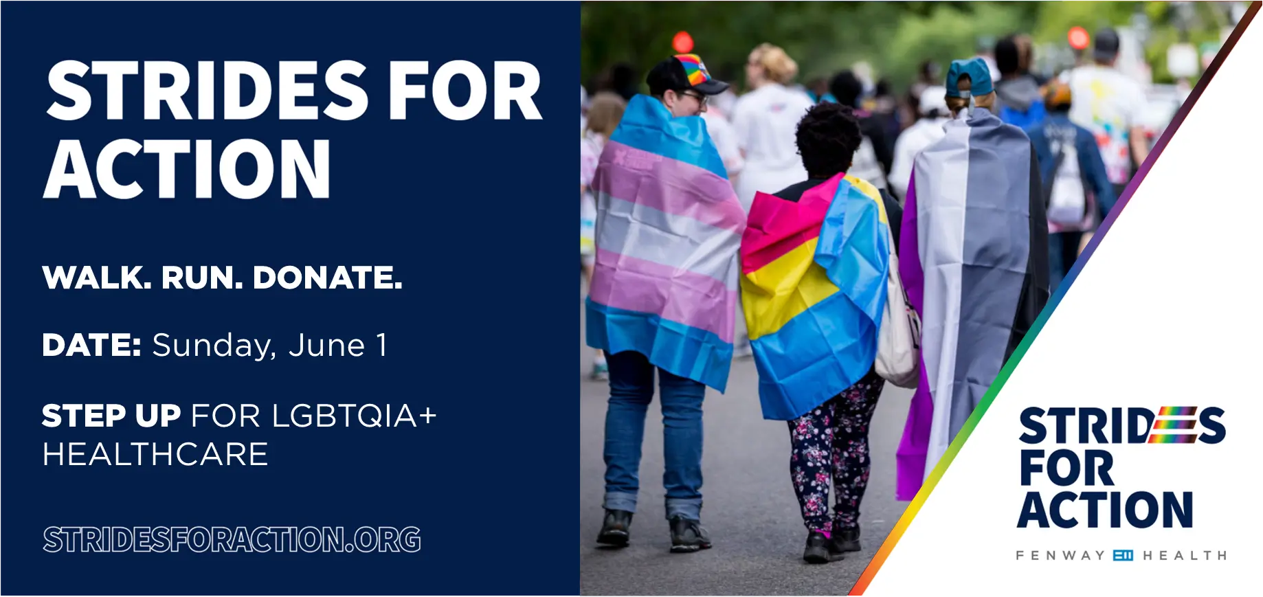 Strides for Action Banner