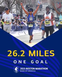 Bank of America Boston Marathon Graphic 2025