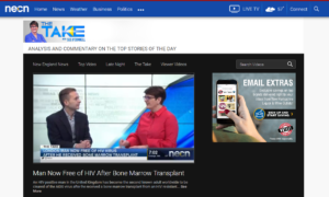 NECN The Take London Patient screen grab