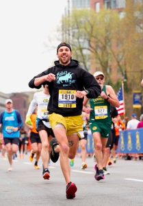 Tyler Sanslow is running the 2025 Boston Marathon to raise money for Fenway Health